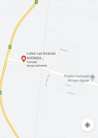 Se vende terreno en Arroyo Aguiar (Loteo Las Acacias, AVENIDA BELGRANO)