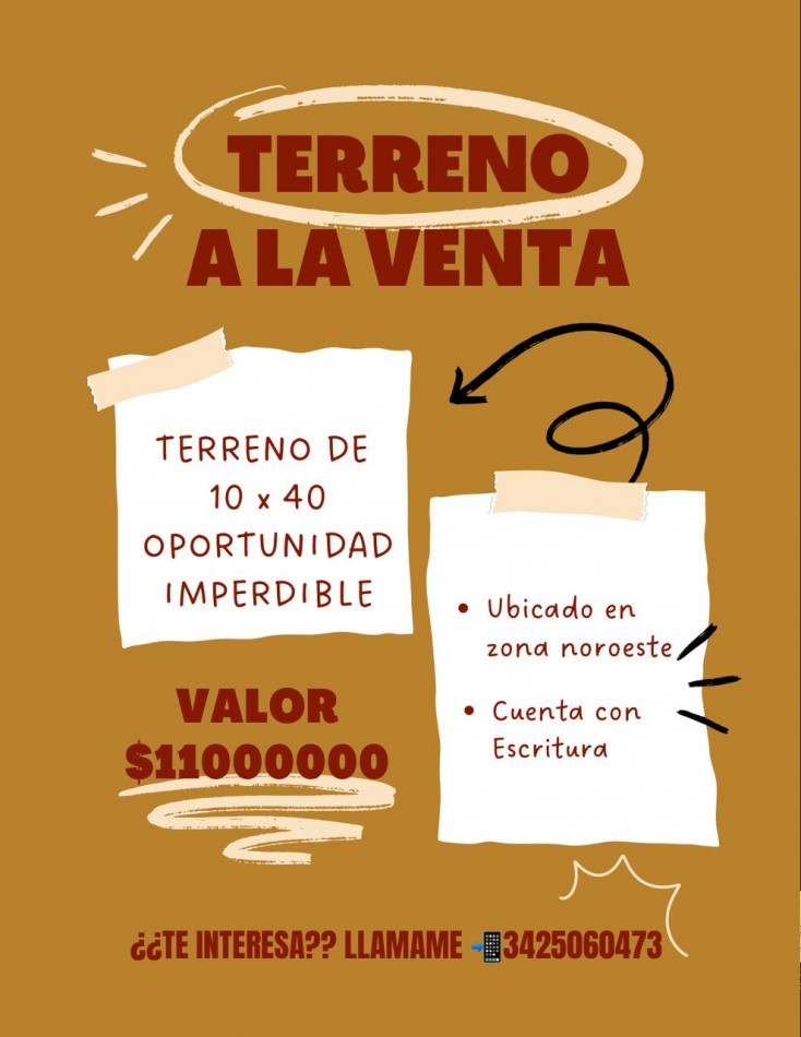 tERRENO OPORTUNIDAD PRIMERA VIVIENDA O INVERSION