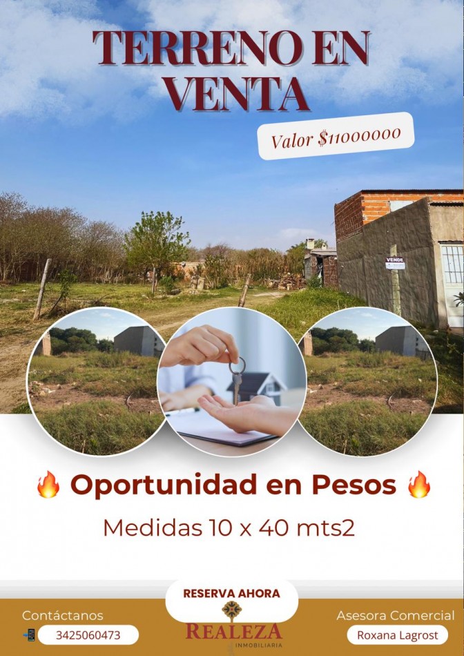 tERRENO OPORTUNIDAD PRIMERA VIVIENDA O INVERSION