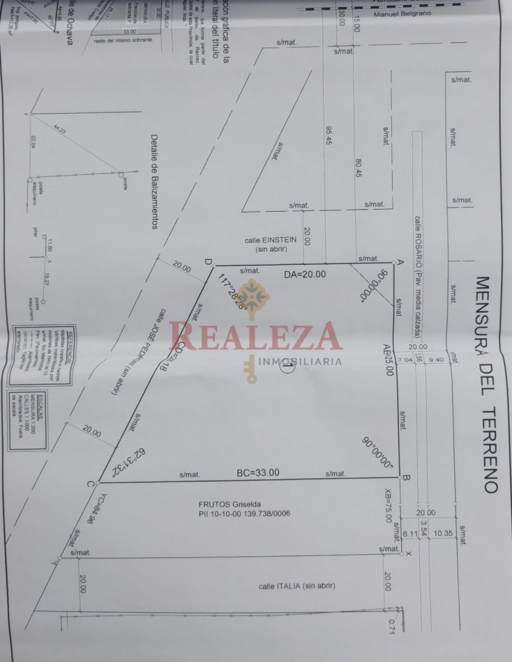 TERRENO RECREO - SOBRE OCHAVA - EXCELENTE OPORTUNIDAD